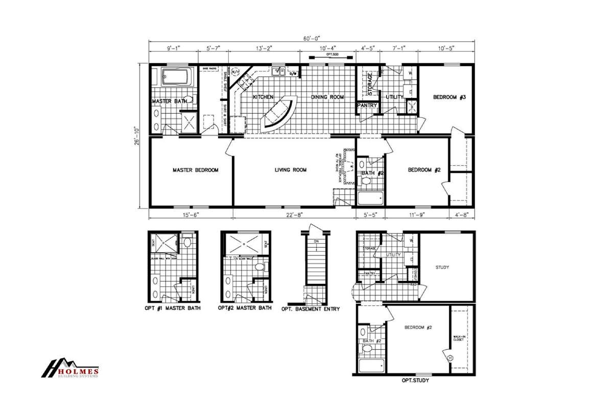 Preferred Series Cypress Point III by Holmes Building Systems - Marty